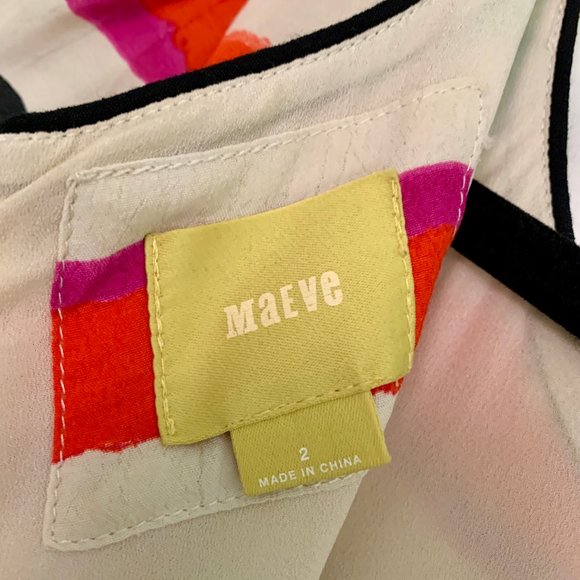 Anthropologie Maeve Striped Dress Size 2 - Picture 4 of 4